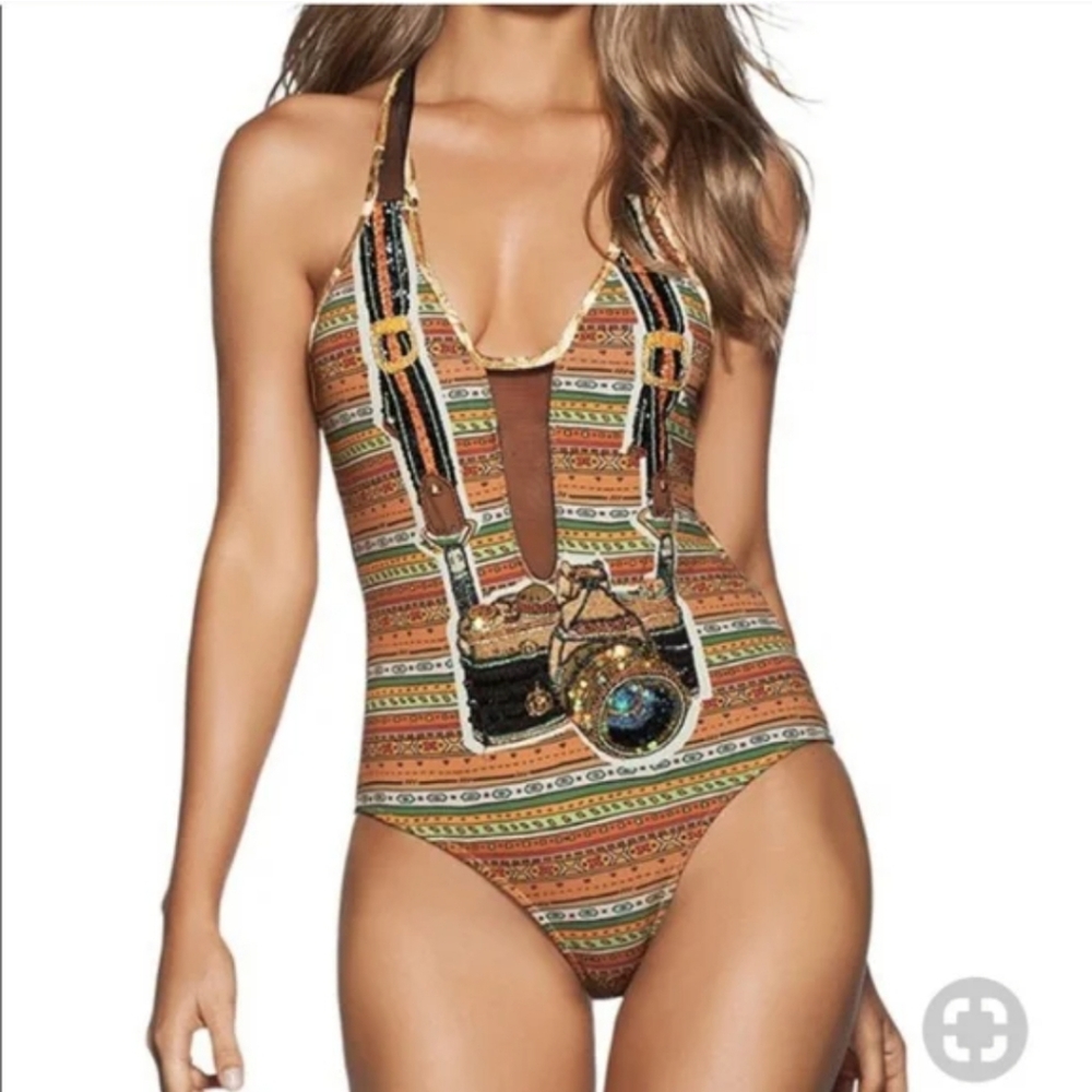 Agua Bendita embroided one piece swimsuit 🩱